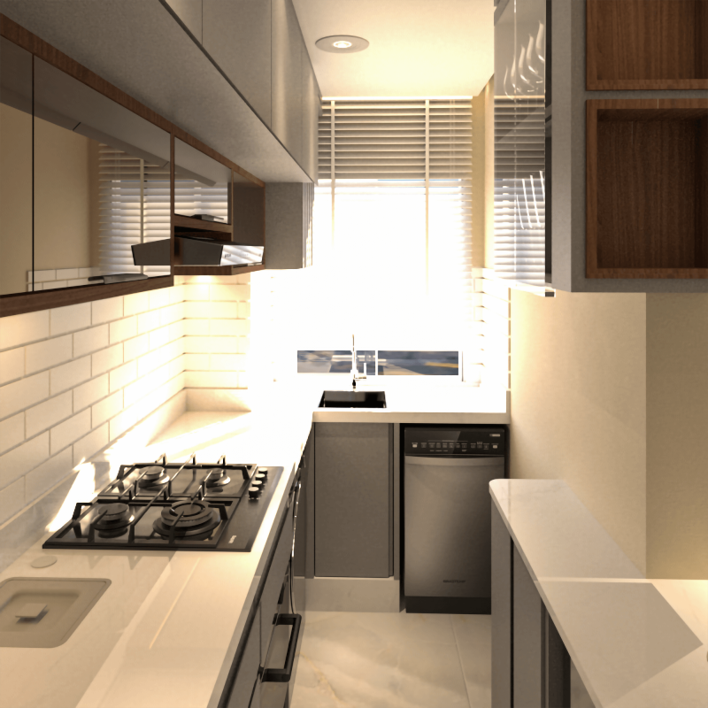 COZINHA E LAVANDERIA